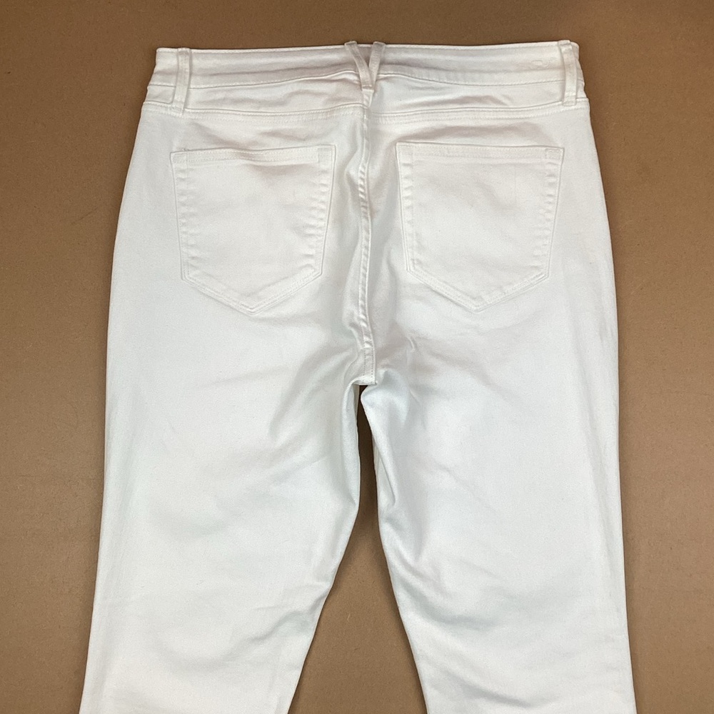 Vineyard Vines High Rise Skinny Jeans White Raw Hem 29 - Picture 7 of 15